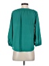 Crescent Teal 3/4 Sleeve Blouse Size XS - photo 2