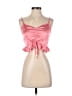 Missguided 100% Polyester Pink Sleeveless Blouse Size 4 - photo 1