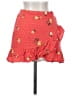 Assorted Brands 100% Rayon Floral Red Orange Casual Skirt Size S - photo 1