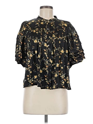 Olivaceous Short Sleeve Blouse (view 1)