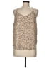 Olivia Grey 100% Polyester Tan Sleeveless Top Size M - photo 1