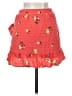 Assorted Brands 100% Rayon Floral Red Orange Casual Skirt Size S - photo 2