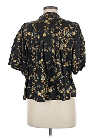 Olivaceous Short Sleeve Blouse (view 2)