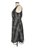 A New Day 100% Polyester Plaid Gray Casual Dress Size M - photo 5