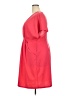Wrapper Solid Pink Cocktail Dress Size 3X - photo 5