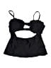 Unbranded Solid Black Swimsuit Top Size M (estimated) - photo 1