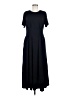 Unbranded Solid Black Casual Dress Size 6 - photo 1