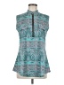 Unbranded Teal Sleeveless Blouse Size M - photo 1