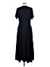 Unbranded Solid Black Casual Dress Size 6 - photo 2