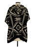 Dina Be 100% Acrylic Black Poncho Size S - photo 2