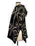 Dina Be 100% Acrylic Black Poncho Size S - photo 5