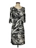 Assorted Brands Graphic Gray Casual Dress Size S - photo 1