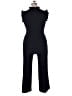 Maggy London Solid Black Jumpsuit Size 14 - photo 2