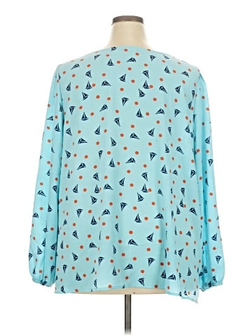 Kiyonna Long Sleeve Blouse (view 2)