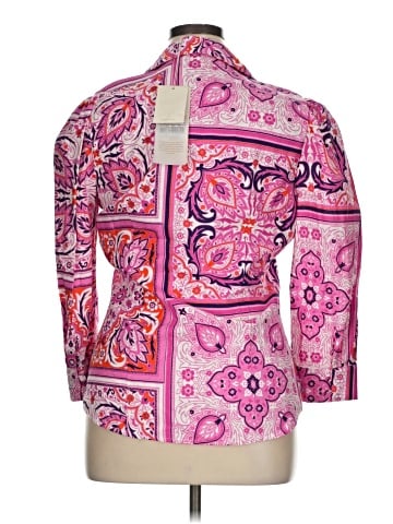 Studio F 3/4 Sleeve Button-Down Shirt (view 2)