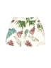 Shein 100% Polyester Tropical Ivory Shorts Size 2 - photo 2