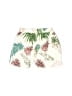 Shein 100% Polyester Tropical Ivory Shorts Size 2 - photo 1
