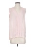 Ann Taylor 100% Polyester Pink Sleeveless Blouse Size S - photo 1