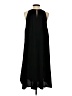 Deb 100% Rayon Solid Black Casual Dress Size 3 - photo 2