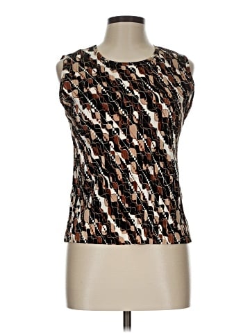 Plisse Sleeveless Blouse (view 1)