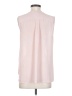 Ann Taylor 100% Polyester Pink Sleeveless Blouse Size S - photo 2