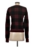 BCBGMAXAZRIA Plaid Burgundy Pullover Sweater Size XS - photo 2