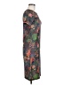 Unbranded Print Gray Casual Dress Size M (estimated) - photo 4