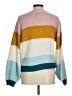 Topshop Color Block Teal Pullover Sweater Size 8 - photo 2