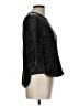 Rebecca Malone Black 3/4 Sleeve Top Size L (petite) - photo 4