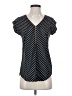Express Polka Dots Black Short Sleeve Blouse Size XS - photo 1