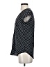 Express Polka Dots Black Short Sleeve Blouse Size XS - photo 5