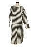 DAZY 100% Polyester Stripes Ivory Casual Dress Size S - photo 1