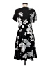 Unbranded Floral Black Casual Dress Size M - photo 2