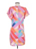 GB 100% Polyester Graphic Pink Casual Dress Size S - photo 2