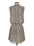 Lila Rose 100% Polyester Animal Print Tan Casual Dress Size S - photo 2
