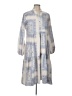 Shein 100% Polyester Tie-dye Blue Casual Dress Size L - photo 1