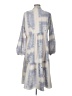 Shein 100% Polyester Tie-dye Blue Casual Dress Size L - photo 2