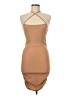 Shein Solid Tan Cocktail Dress Size XS - photo 1