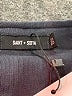 Saint + Sofia 100% Cotton Solid Black Jacket Size 12 - photo 6
