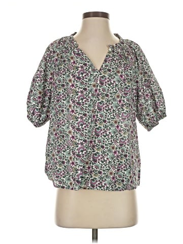 J.Crew Factory Store Short Sleeve Blouse (view 1)