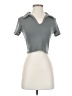 Olivia Rae Gray Short Sleeve Top Size S - photo 1