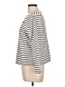 J.Crew 100% Cotton Graphic Stripes Color Block Solid White Long Sleeve Top Size L - photo 5