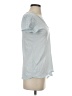 Splendid Blue Short Sleeve Top Size XS - photo 4