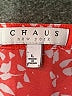 Chaus 100% Polyester Orange Red Sleeveless Blouse Size L - photo 7