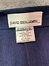 David Benjamin Solid Blue Formal Skirt Size 14 - photo 4
