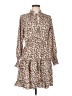 Assorted Brands Animal Print Brown Casual Dress Size M - photo 1
