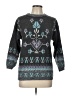 Unbranded Print Black Pullover Sweater Size L (estimated) - photo 1
