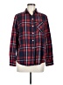 Old Navy 100% Cotton Plaid Red Long Sleeve Button-Down Shirt Size M - photo 1