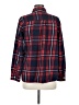 Old Navy 100% Cotton Plaid Red Long Sleeve Button-Down Shirt Size M - photo 2