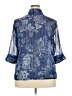 Assorted Brands 100% Polyester Blue 3/4 Sleeve Blouse Size 22 - photo 2